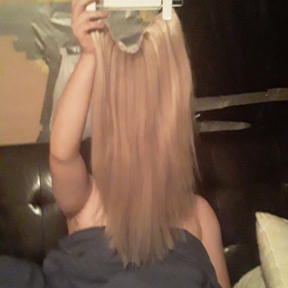 COPY - Hidden crown halo extension light blond wi… - Picture 4 of 5